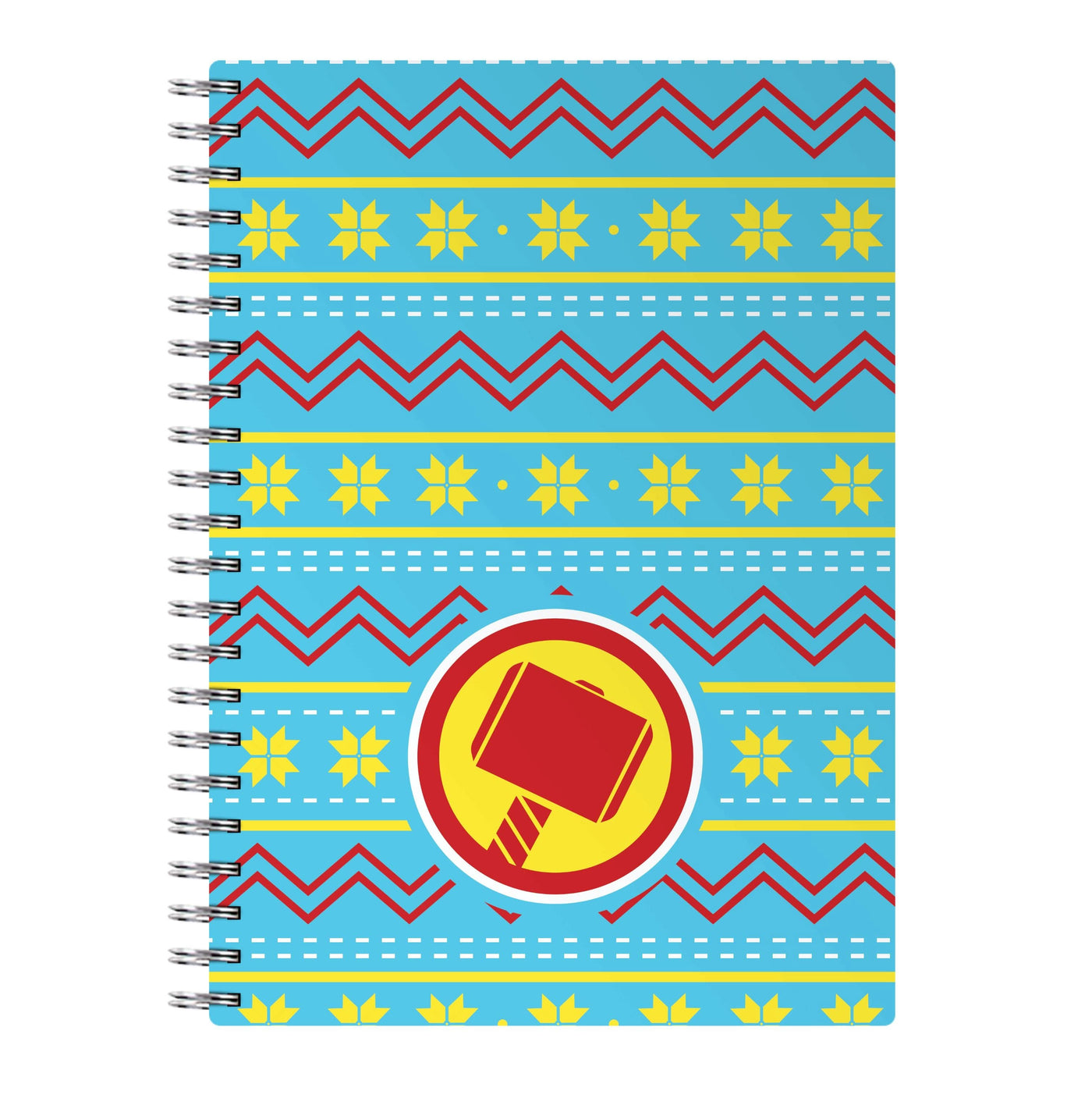 Hammer Christmas Pattern Notebook