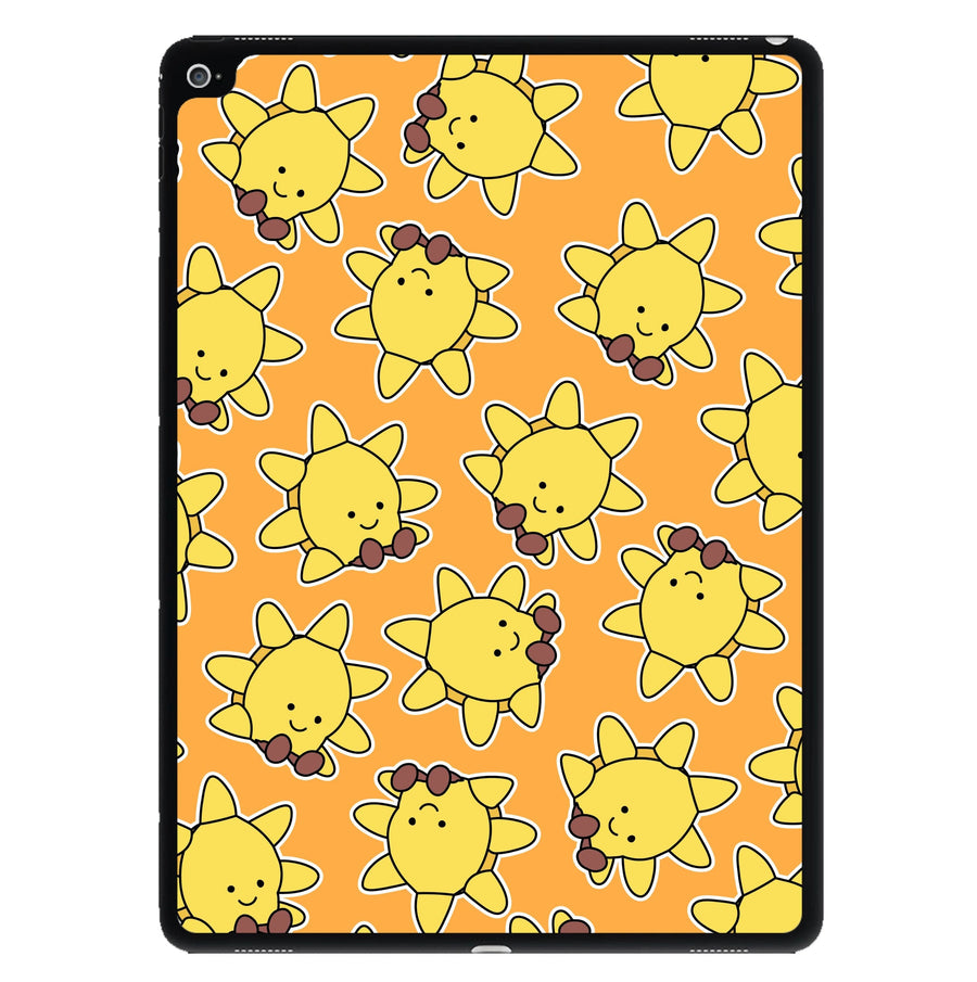 Sun Pattern - Plushy iPad Case
