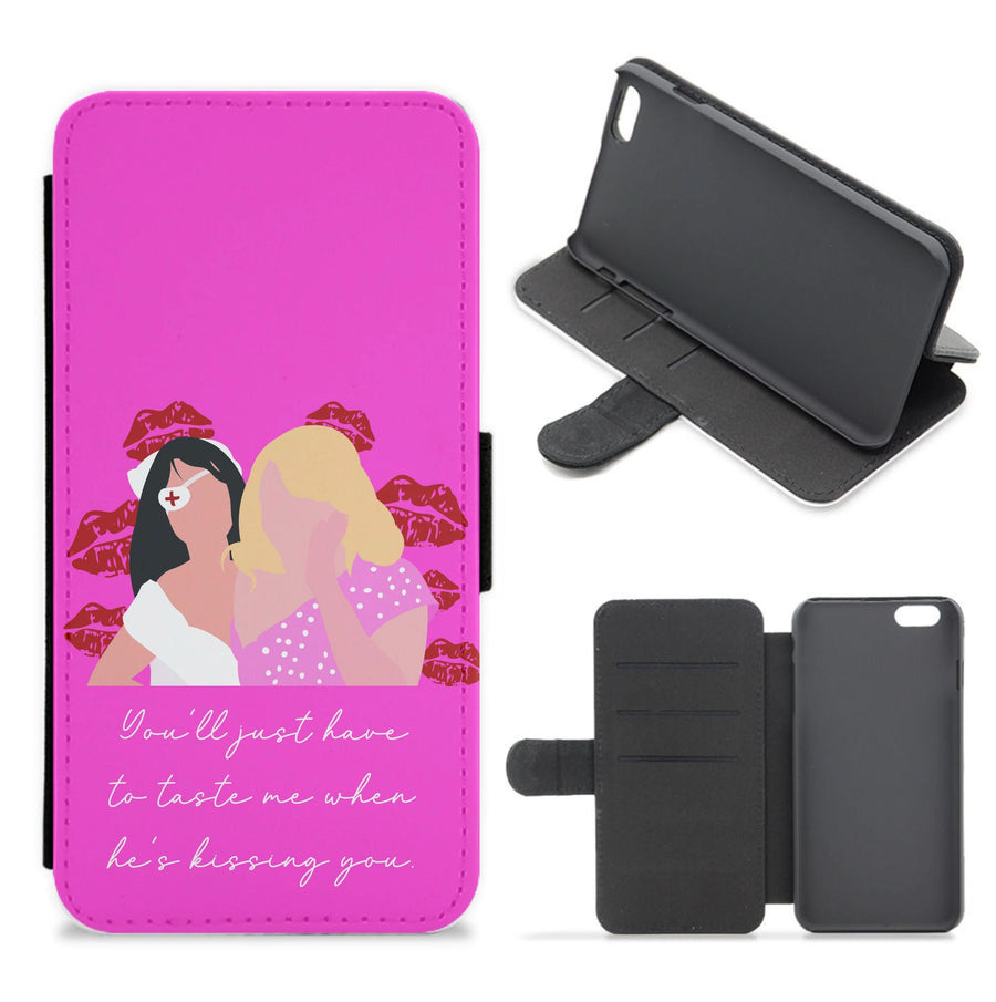 You'll Just Have To Taste Me Flip / Wallet Phone Case