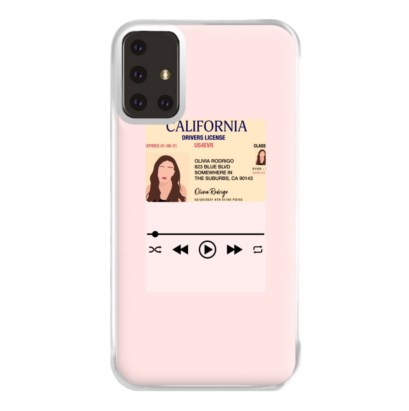 Drivers License - Olivia TikTok Phone Case