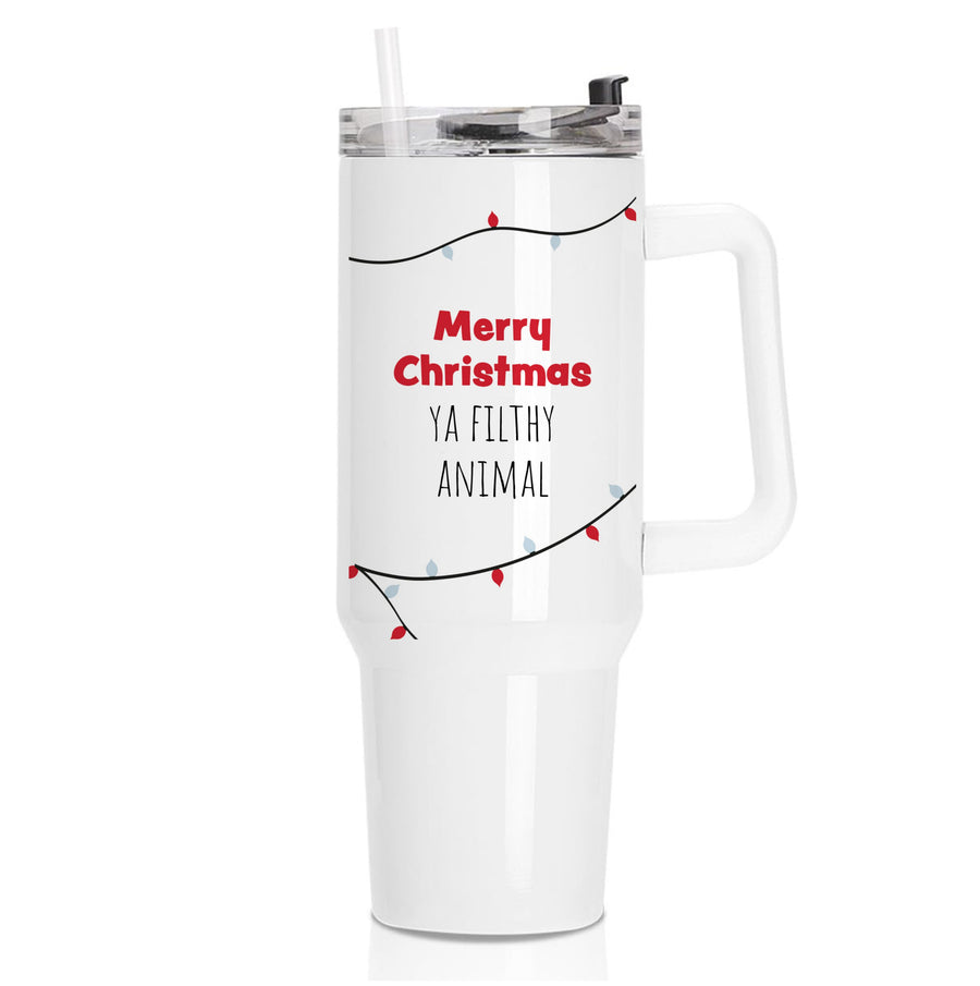 Merry Christmas Ya Filthy Animal - Home Alone Tumbler