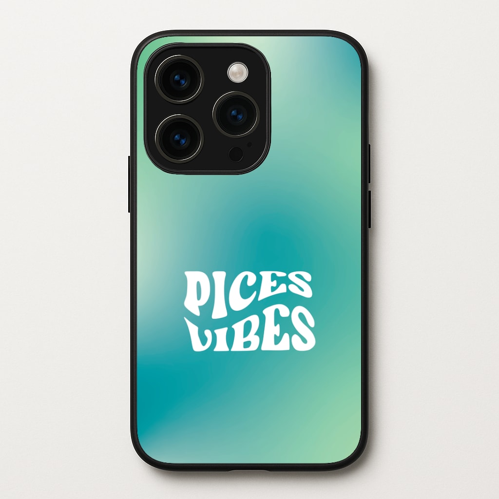 Pices Vibes Gradient Zodiac iPhone 14 Pro Max Case