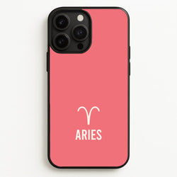 Aries Pastel Zodiac iPhone 13 Pro Case