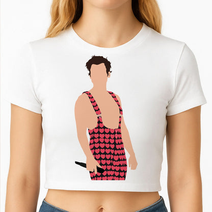 Harry Heart Jumpsuit Crop Top