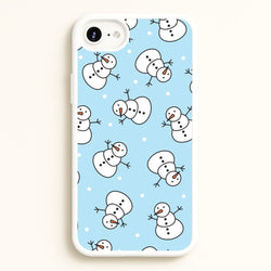 Cartoon Snowmen Pattern iPhone 6 Plus / 7 Plus / 8 Plus Case