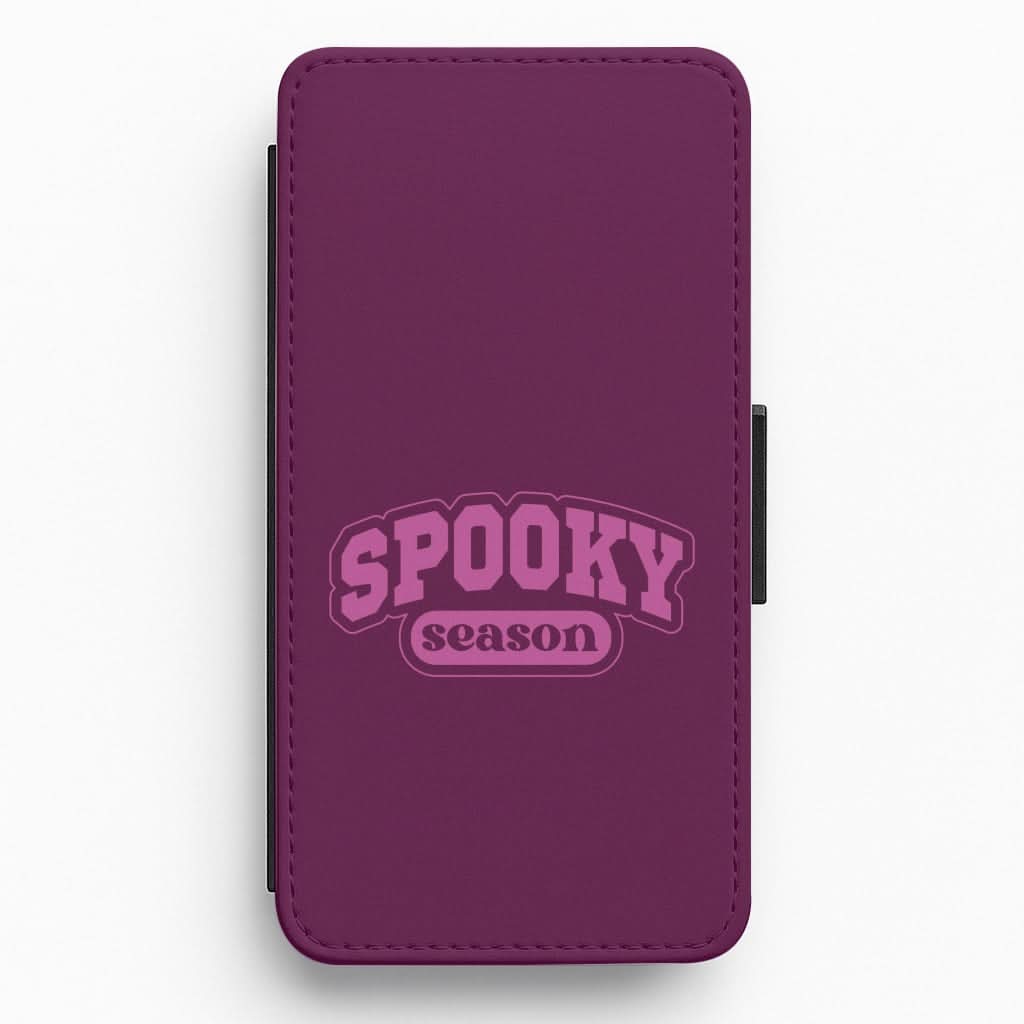 Spooky Season Varsity Flip / Wallet Phone Case