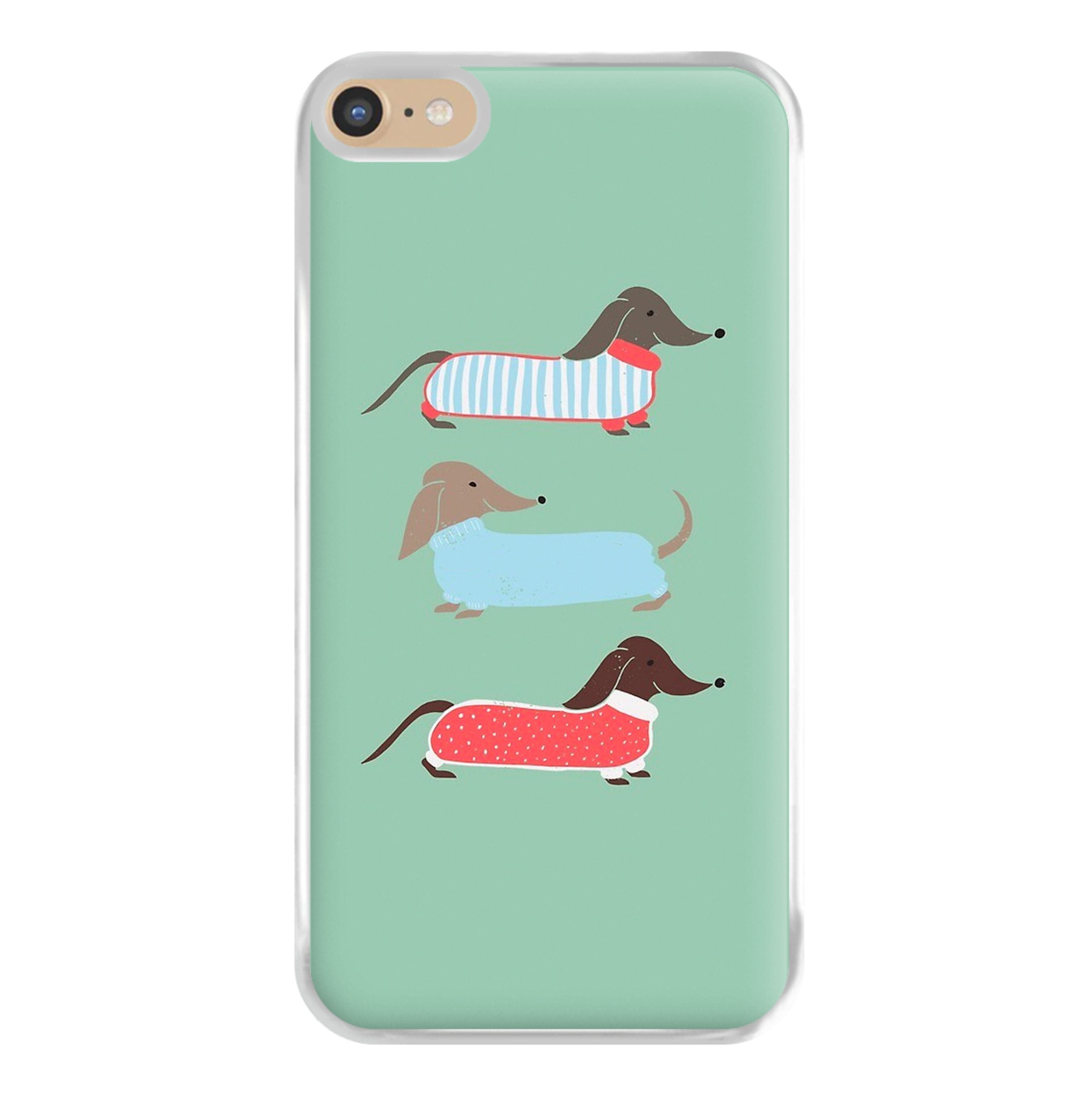 Sausage Dogs in Jumpers Phone Case