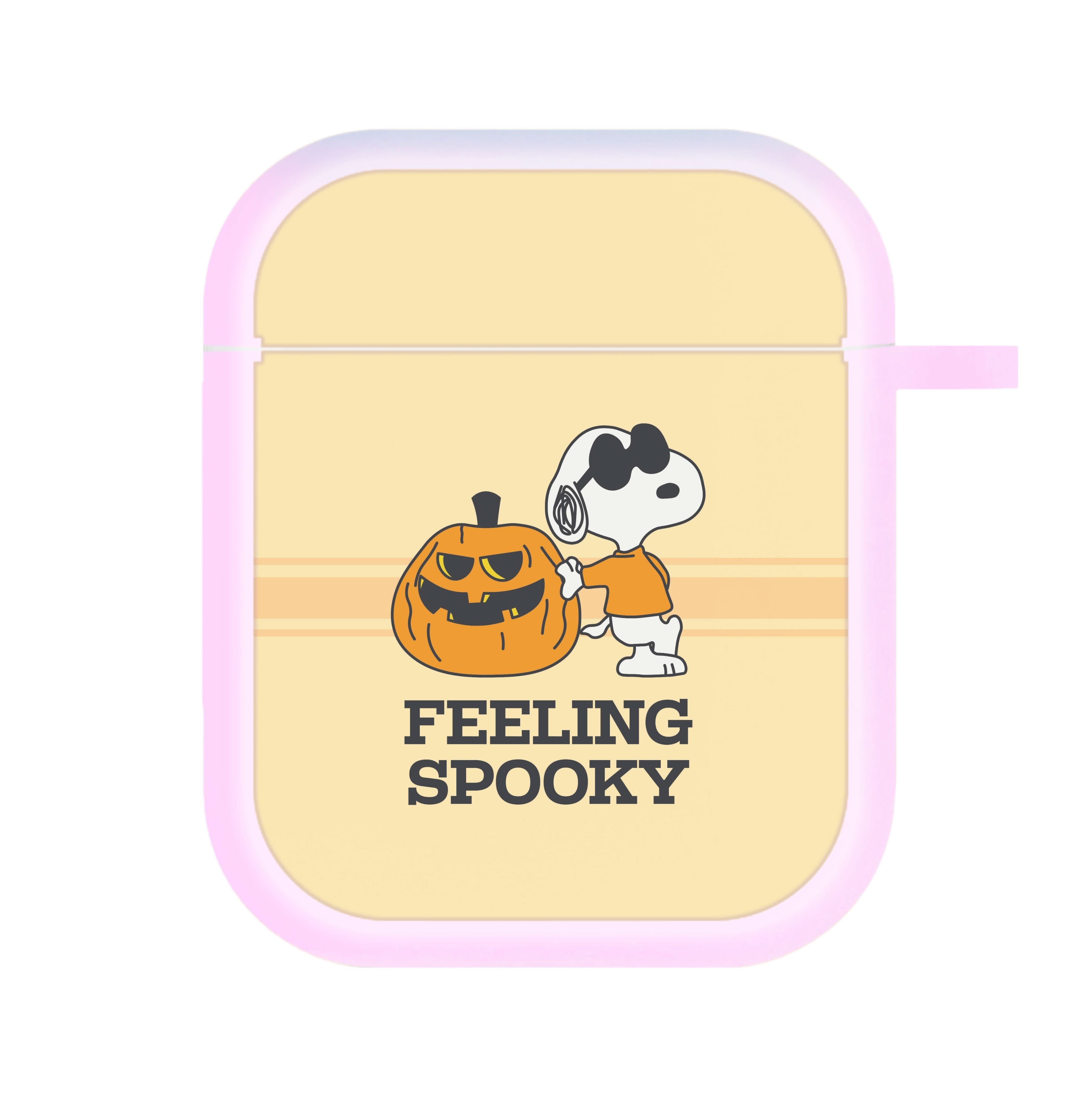 Feeling Spooky Cartoon Beagle AirPods Case