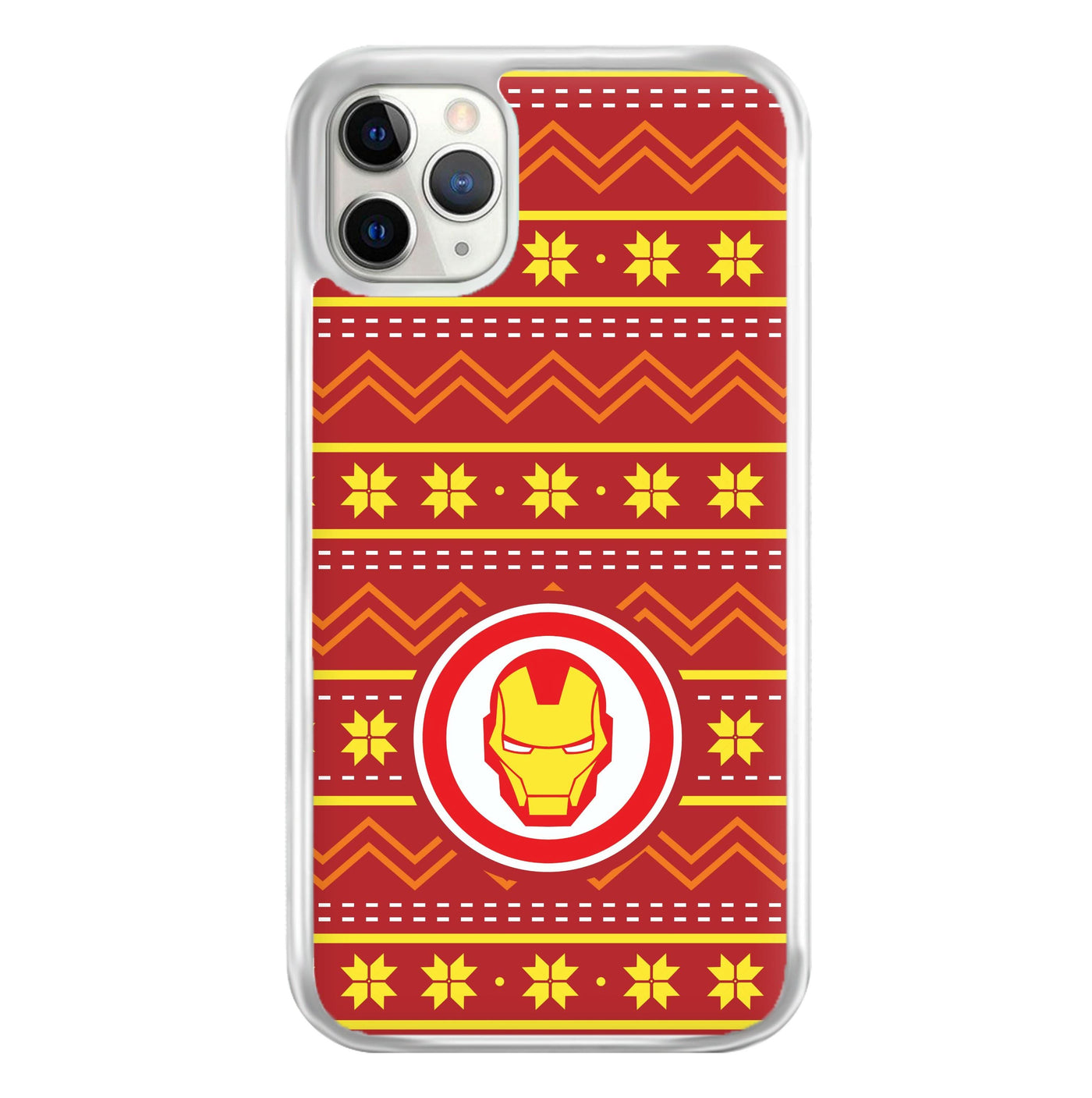 Iron Christmas Pattern Phone Case