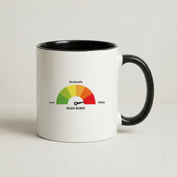 Burnt Bean Guage Black Mug