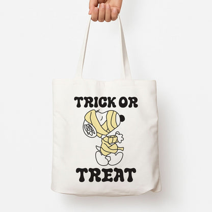 Trick Or Treat Cartoon Beagle Tote Bag