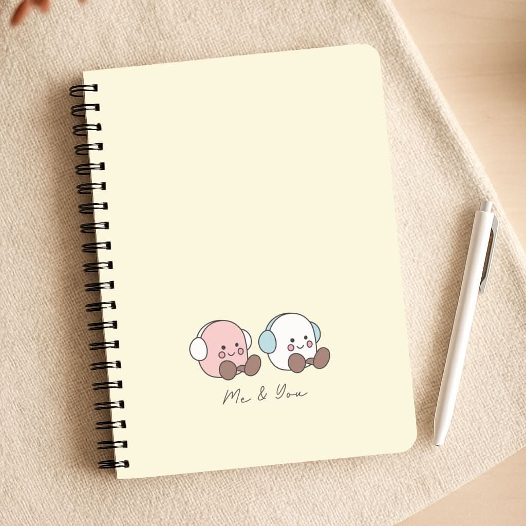 Cute Christmas Marshmellow Plushies Notepad