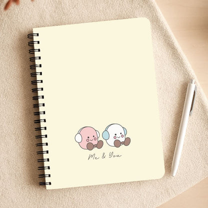 Cute Christmas Marshmellow Plushies Notepad
