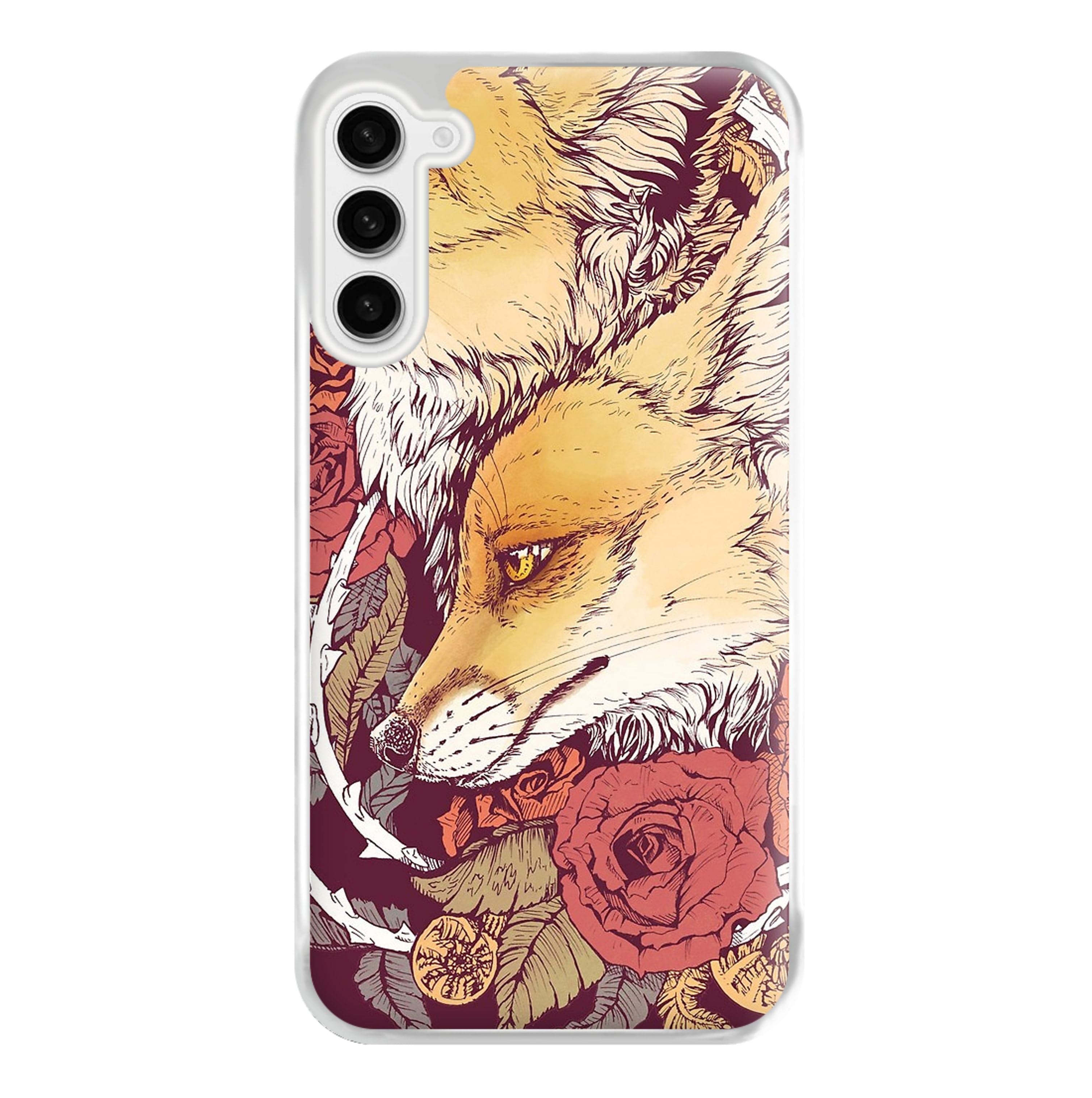 Red Fox Bloom Phone Case