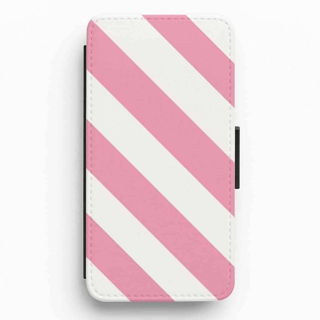Candy Cane Stripes Flip / Wallet Phone Case