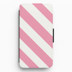 Candy Cane Stripes Flip / Wallet Phone Case