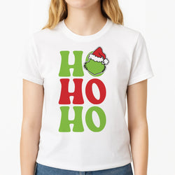 Green Ho Ho Ho Womens T-Shirt