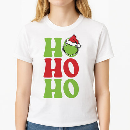 Green Ho Ho Ho Womens T-Shirt