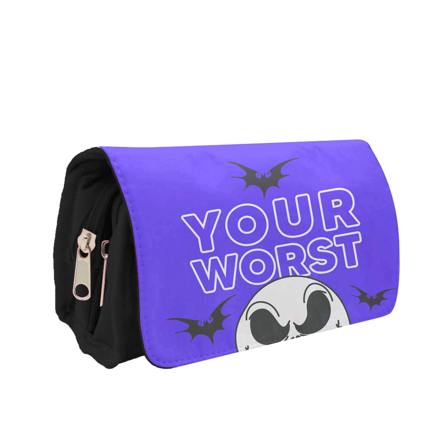 Your Worst Nightmare Purple Pencil Case