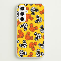 Pumpkin And Mummy Mouse Pattern Galaxy A16 Case