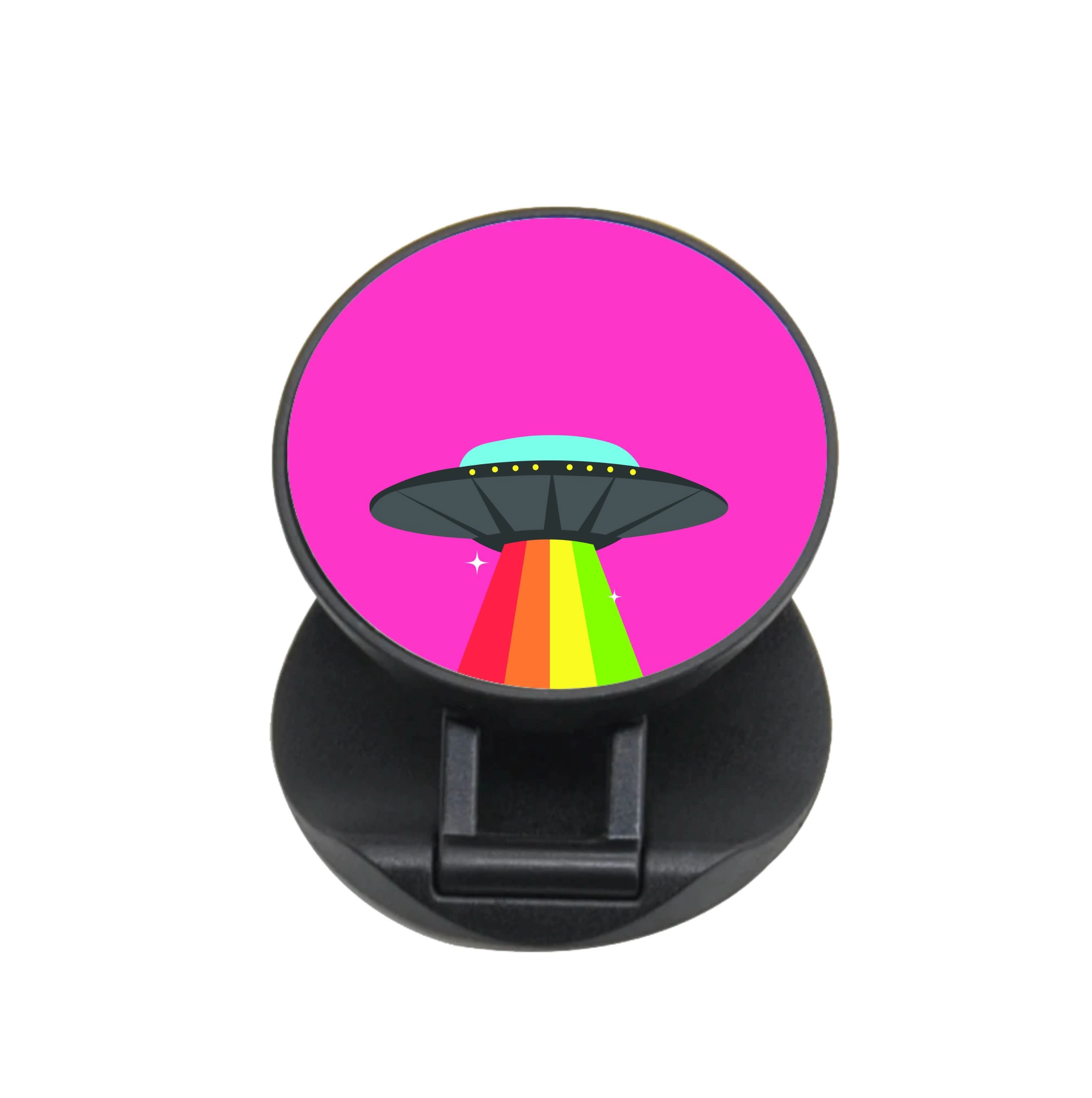 Rainbow Alien Spaceship FunGrip