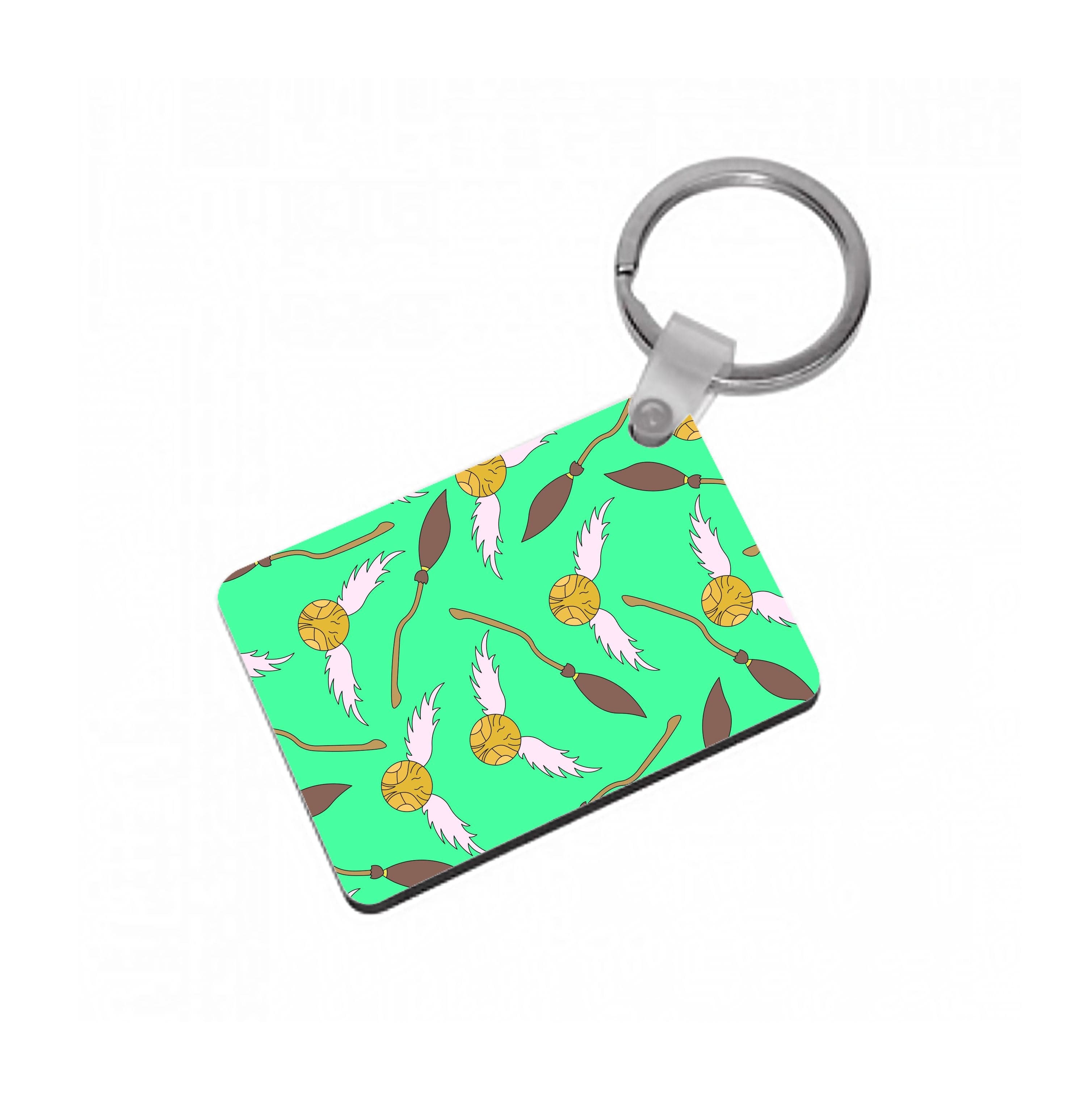 Quidditch Pattern Keyring