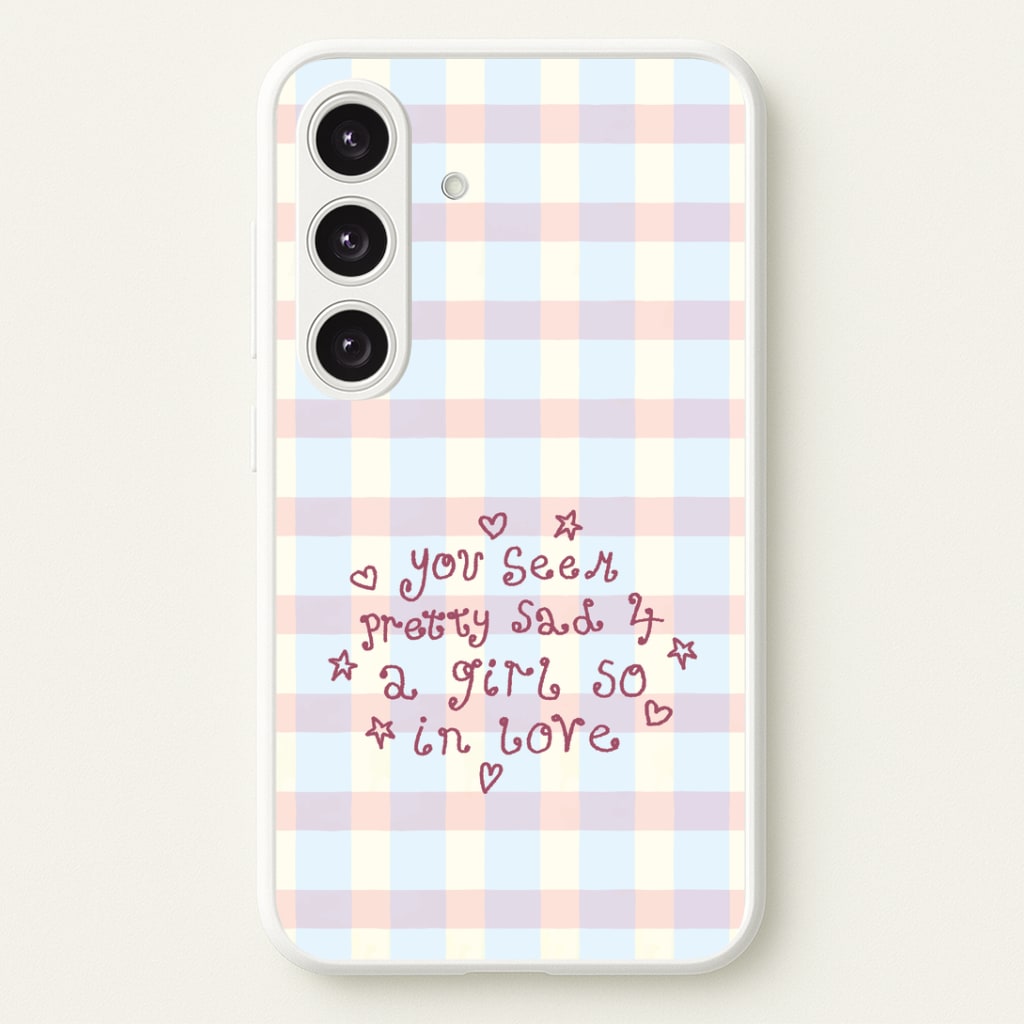 Dreamy Plaid Galaxy S25 Plus Case