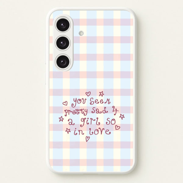 Dreamy Plaid Galaxy S24 Case