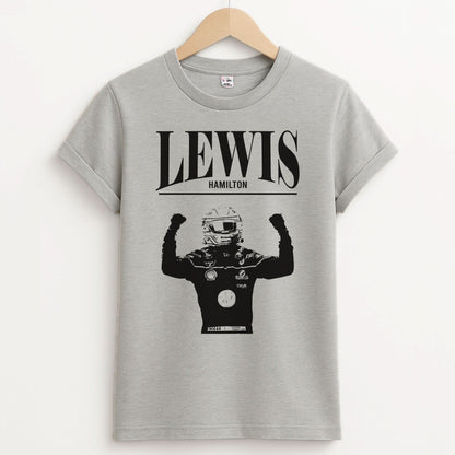 Lewis Red And Gold Unisex Grey T-Shirt