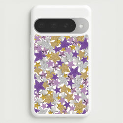 Mauve Stars Collage  Google Pixel 10 Pro XL Case
