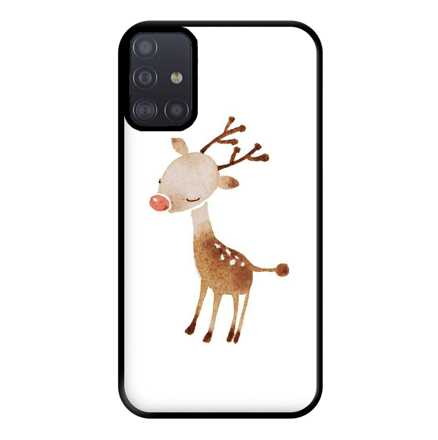 Watercolour Rudolph The Reindeer Phone Case