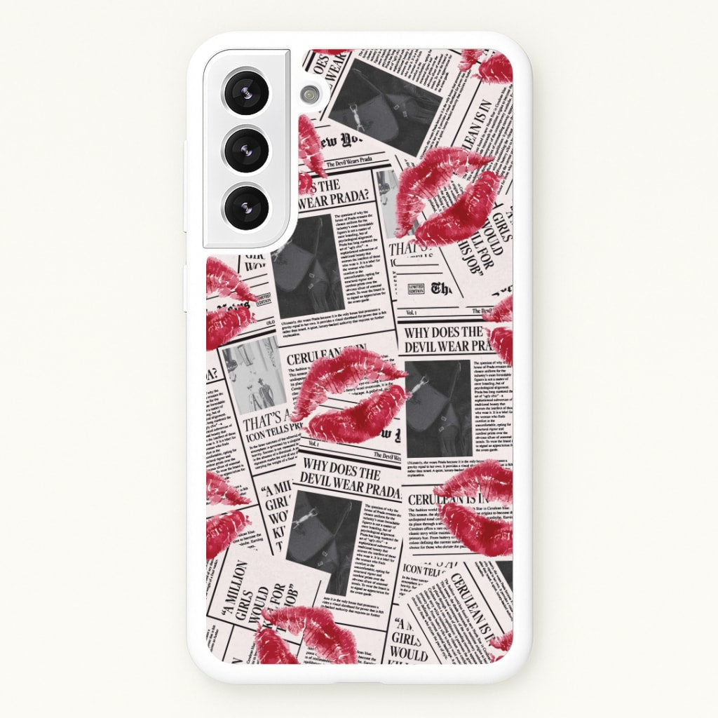 Front Page Kisses Galaxy S22 Case