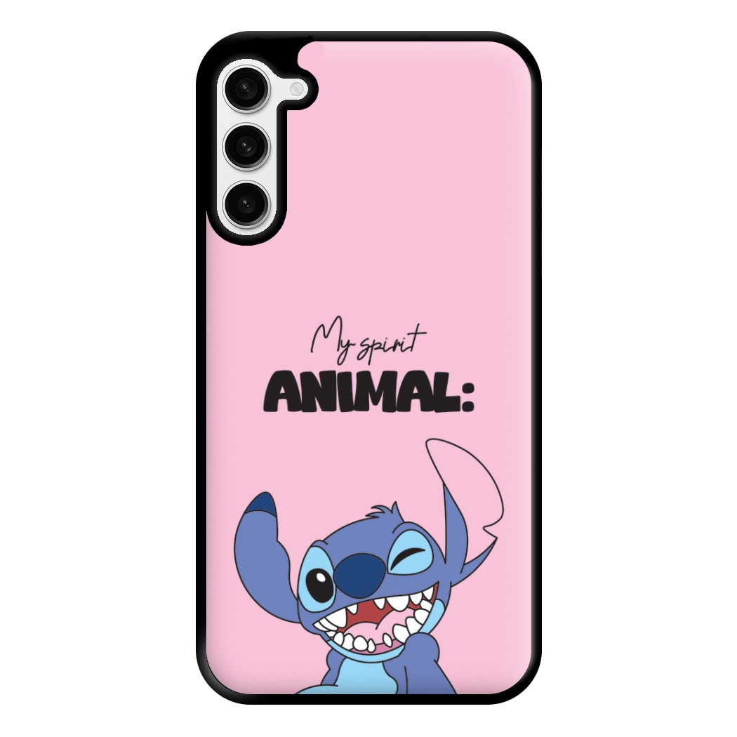 My Sprit Animal Blue Alien Galaxy S23 Plus Case