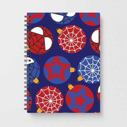 Spider Hero Baubles Pattern Notebook