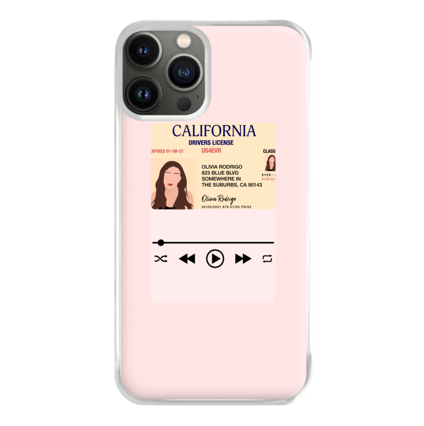 Drivers License - Olivia TikTok Phone Case