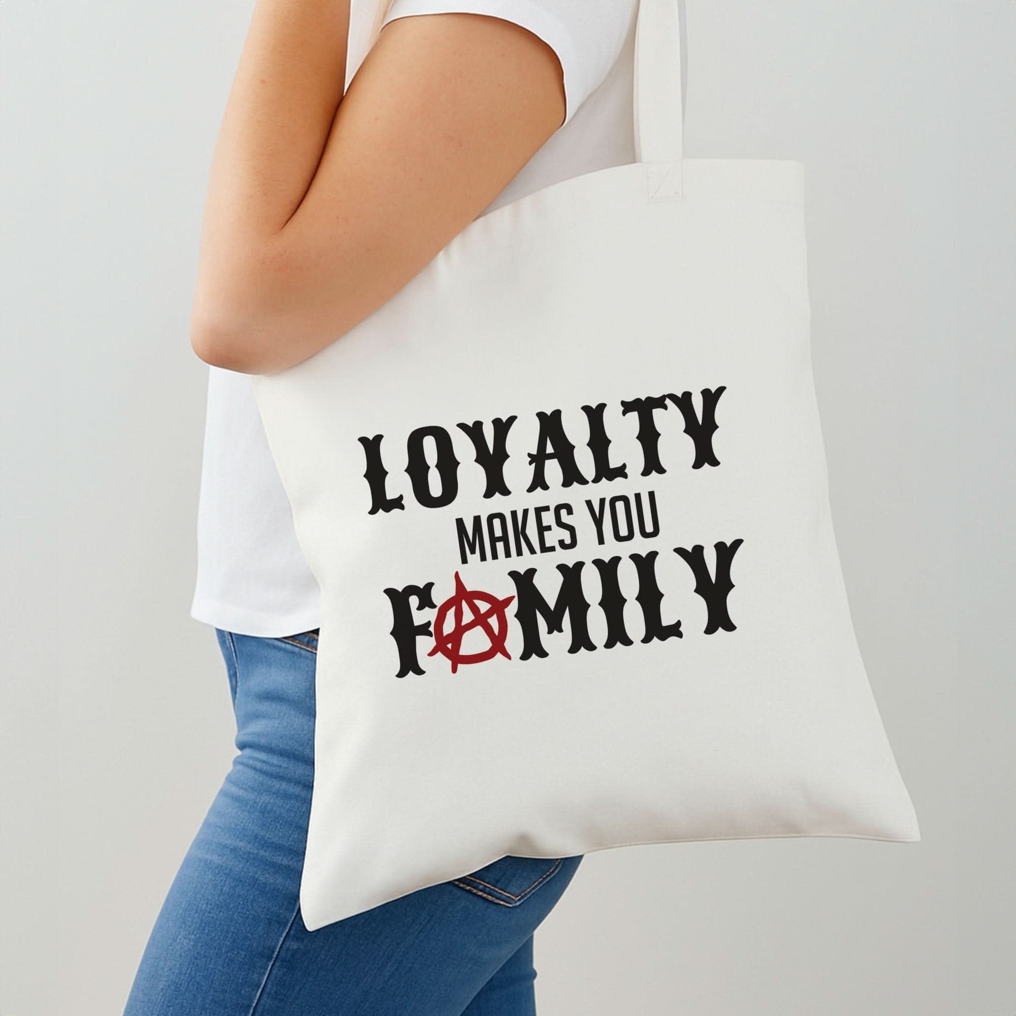 Loyalty Makes You Family Shoulder Bag