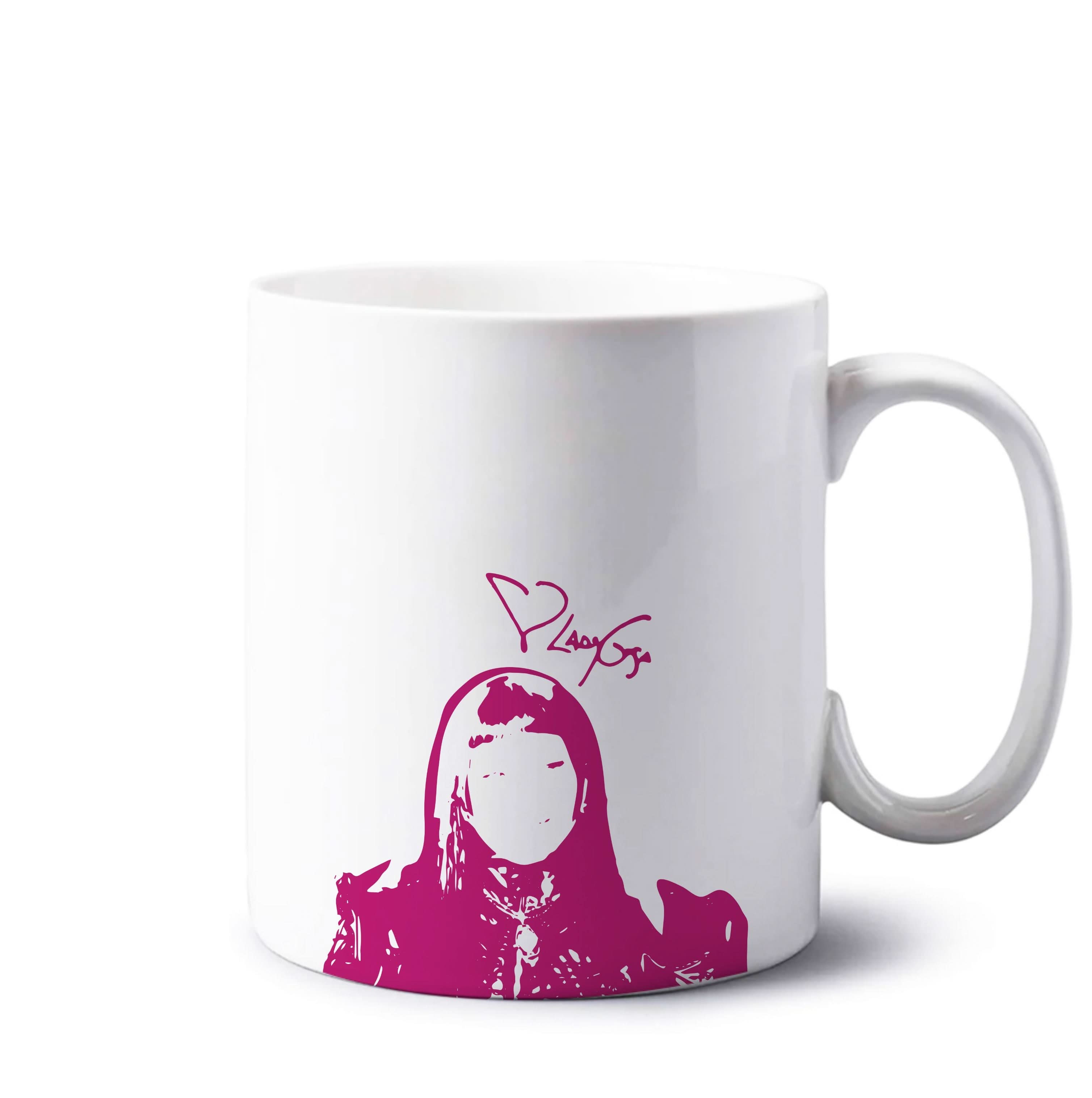 Pink Gaga Silhouette  Mug