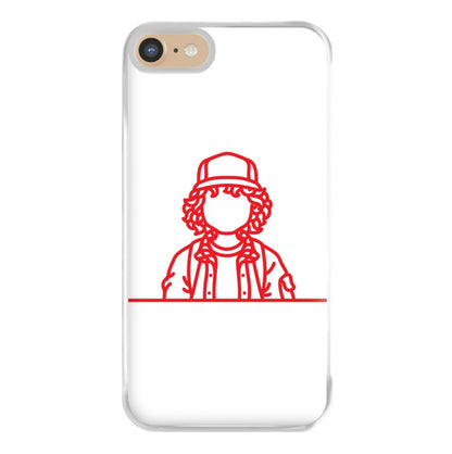 Dustin Outline Phone Case