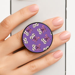 Cherry Skulls Pattern Phone Grip