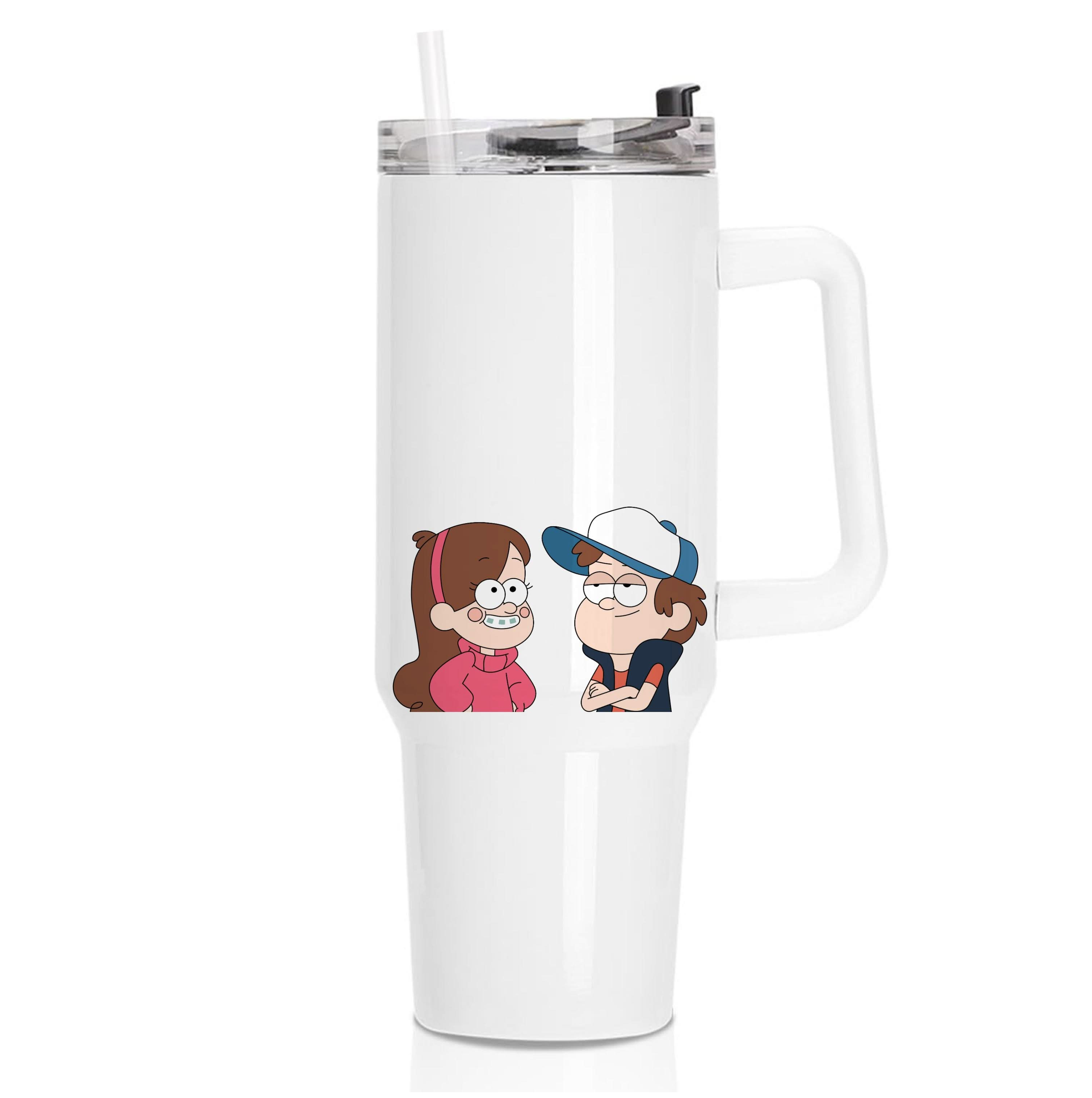 Mabel And Dipper Rainbow Tumbler