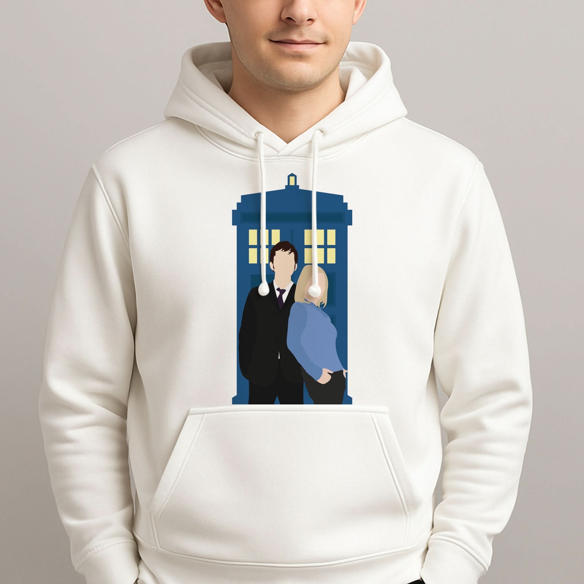 Rose And The Doc Mens Hoodie