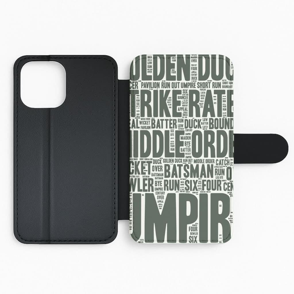 Cricket Wordscape Flip Phone Case