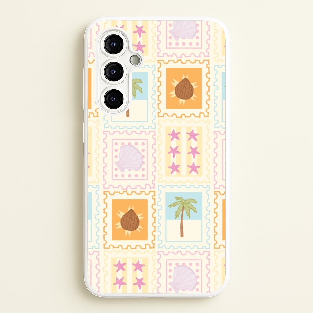 Tropical Stamps Galaxy A54 Case