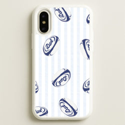 Dad Rugby Ball Pattern iPhone X / XS Case