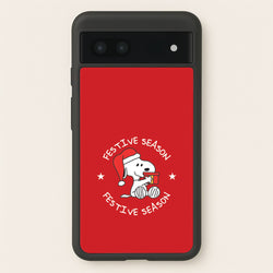 Cartoon Beagle Festive Season Google Pixel 7a Case