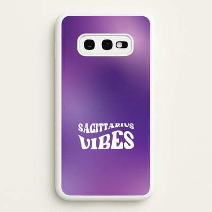 Sagittarius Vibes Gradient Zodiac Galaxy S10e Case