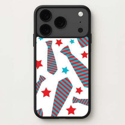 Tie And Stars Pattern iPhone 17 Pro Max Case