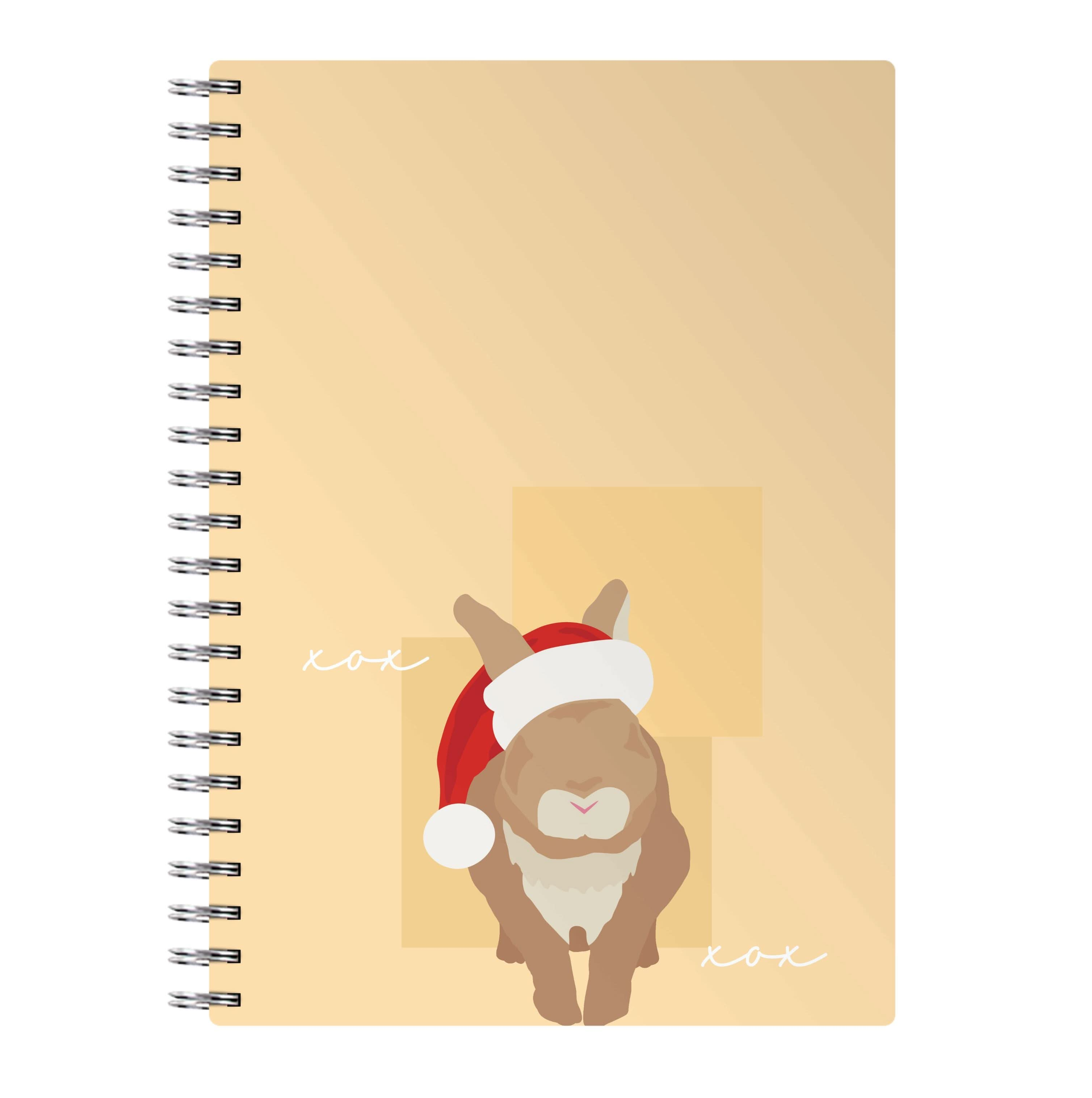 Rabbit Christmas Ears Notebook