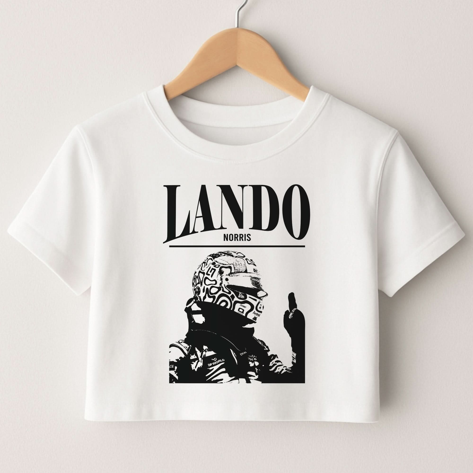Lando Black And Green  Crop Top
