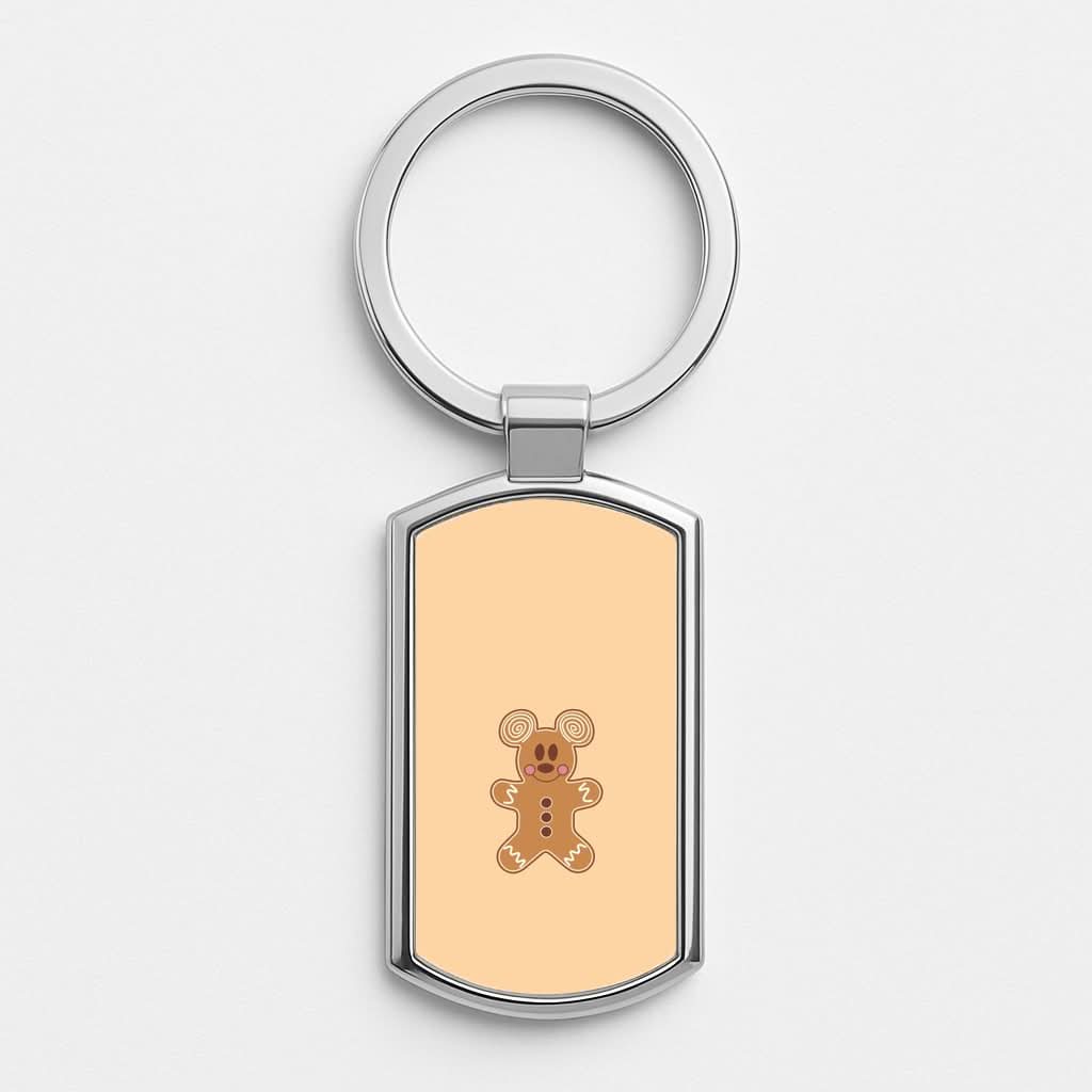 Cartoon Mouse Gingerbread Luxury Keyring